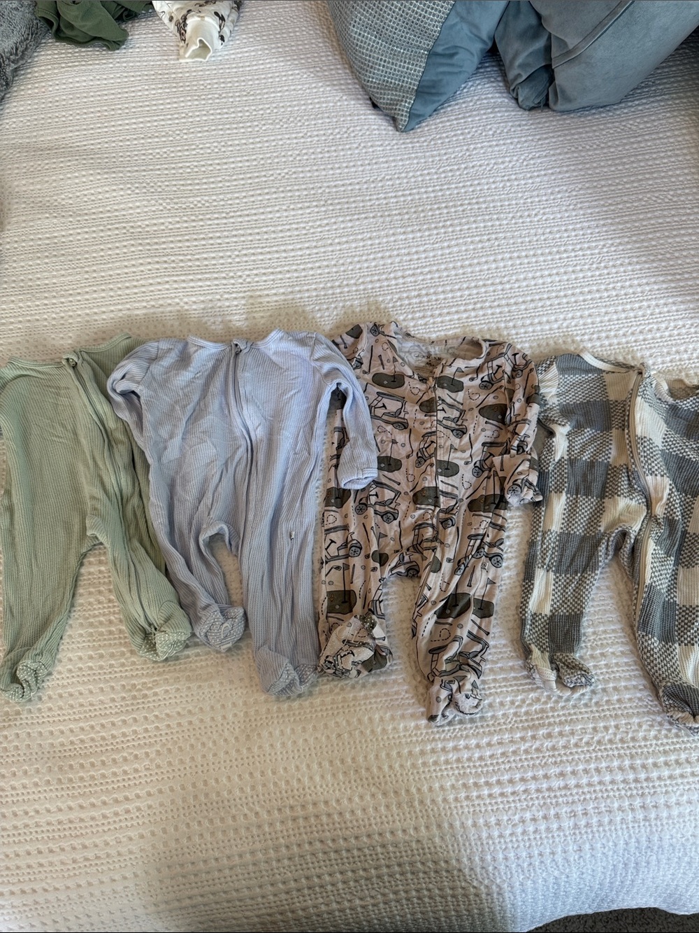 Caden Lane Newborn Zipper Pajama Bundle